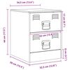 vidaXL Bedside Cabinet Pink 34.5x39x44 cm Steel