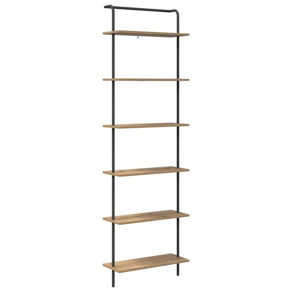 vidaXL Bookshelf Artisan Oak 60 x 24 x 203 cm Engineered wood