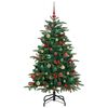vidaXL Artificial Christmas Tree with 150 LEDs with Stand Green 150 cm