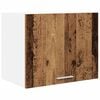 vidaXL Hanging Cabinet with Storage Old Wood and White 50 x 31 x 40 cm