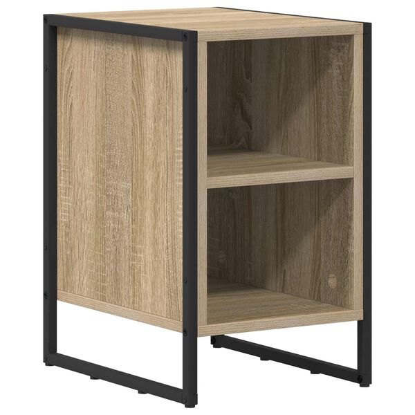 vidaXL Bedside Table Sonoma 39.5 x 30 x 50 cm Engineered Wood