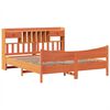vidaXL Bed Frame without Mattress Wax Brown 180x200 cm Super King Solid Wood Pine