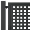 vidaXL Garden Gate Anthracite 100x150 cm Steel