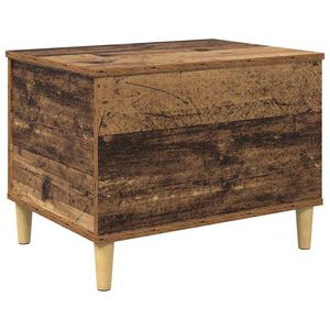 vidaXL Bedside Cabinet Old Wood 60 x 44.5 x 45 cm Engineered Wood