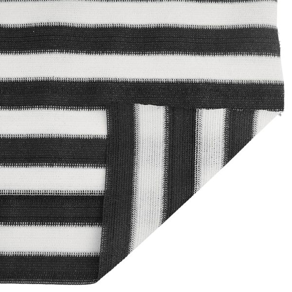 vidaXL Privacy Net Anthracite and White 1x10 m HDPE 195 g/m&sup2;