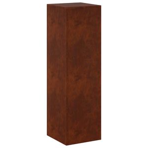 vidaXL Plant Stand Rusty 30 x 30 x 100 cm Weathering Steel