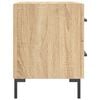 vidaXL Bedside Cabinets 2 pcs Sonoma Oak 40x35x47.5 cm Engineered Wood