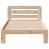 vidaXL Bed Frame without Mattress 90x200 cm Solid Wood Pine