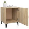 vidaXL Bedside Cabinet Sonoma Oak Engineered Wood