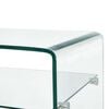 vidaXL Coffee Table Clear 98x45x31 cm Tempered Glass