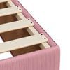 vidaXL Bed Frame without Mattress Pink 120x200 cm Velvet