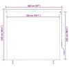 vidaXL Outdoor Roller Blind 160x250 cm Blue and White