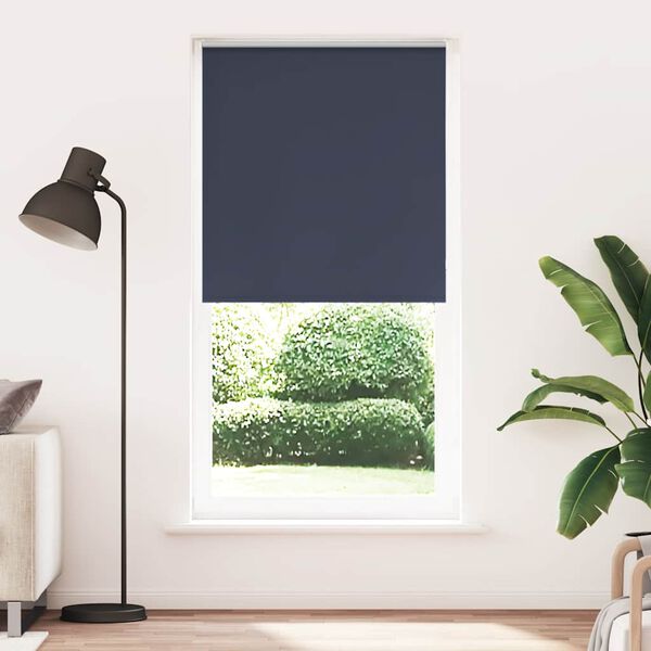 vidaXL Roller Blind Blackout Marine 95x230 cm Fabric Width 90.7 cm Polyester