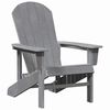 vidaXL Garden Chair 3 pcs Light Grey Polyethylene