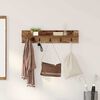vidaXL Wall-Mounted Coat Rack Wall-mounted Old Wood 80 x 10.5 x 18 cm