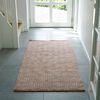 House Nordic Hallway Runner Esme Dark Coral