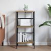 vidaXL Bookshelf Artisan Oak 40 x 29.5 x 81 cm Engineered Wood