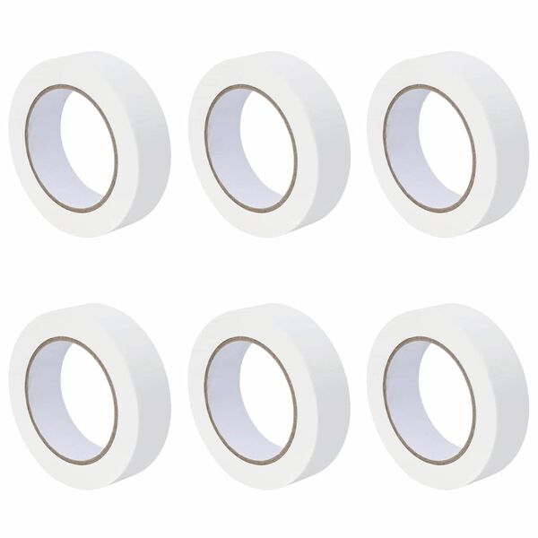vidaXL Painter Masking Tapes 6 pcs White 30mm x 50m Paper