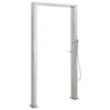 vidaXL Outdoor Shower Stainless Steel Double Jets