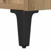 vidaXL Bed Cabinet Artisan Oak 40 x 35 x 47.5 cm Engineered Wood