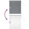 vidaXL Venetian Blinds with Curtains Dark Grey 130 x 110 cm Aluminium