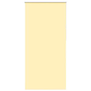 vidaXL Roller Blind Blackout Yellow 115x210 cm Fabric Width 110.7 cm Polyester