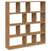 vidaXL Book Cabinet Artisian Oak 132x29x141,5 cm Engineered Wood