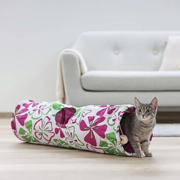 Kerbl Cat Tunnel Flower 25x90 cm 82638