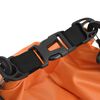 vidaXL Dry Bag with Zipper Orange 15 L PVC