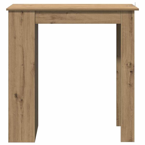 vidaXL Bar Table with Shelf Artisan Oak 102x50x103.5 cm Engineered Wood