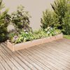 vidaXL Garden Raised Bed with Liner 240x45x25 cm Solid Wood Fir
