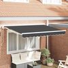 vidaXL Retractable Awning Manual Anthracite 250x200 cm Fabric