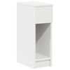 vidaXL Bedside Cabinets with Drawer 2 pcs White 20x36x60 cm