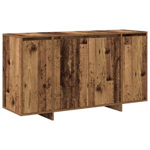 vidaXL Sideboard Old Wood 135 x 41 x 75 cm Engineered Wood