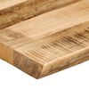 vidaXL Table Top Live Edge 140x60x2.5 cm Solid Wood Rough Mango