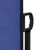 vidaXL Retractable Side Awning Blue 120x600 cm