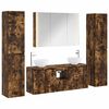 vidaXL Bathroom Furniture Set 6 pcs Smoked Oak