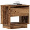 vidaXL Nightstand with Drawer Old wood 45 x 34 x 44 cm Engineered wood