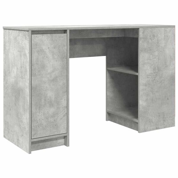 vidaXL Desk Concrete Grey 120x42x76 cm Engineered Wood
