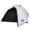 vidaXL Camping Tent Dome 4-Person White Blackout Fabric Waterproof