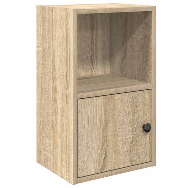 vidaXL Bookcase Sonoma Oak 31x24x52 cm Engineered Wood