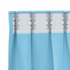 vidaXL Blackout Curtains with Rings 2 pcs Light Blue 260 x 140 cm