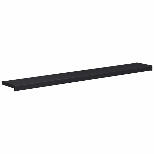 vidaXL Window Sill Anthracite with Wood Grain 120 x 25 x 4.5 cm PVC