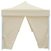 vidaXL Folding Pop-up Party Tent with 8 Sidewalls 870x291x315 cm Cream