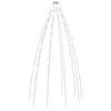 vidaXL Christmas Tree Net Lights with 250 LEDs Cold White 250 cm