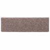 vidaXL Stair Mats Self-adhesive 20 pcs 65x21x4 cm Light Brown Rectangular Edge