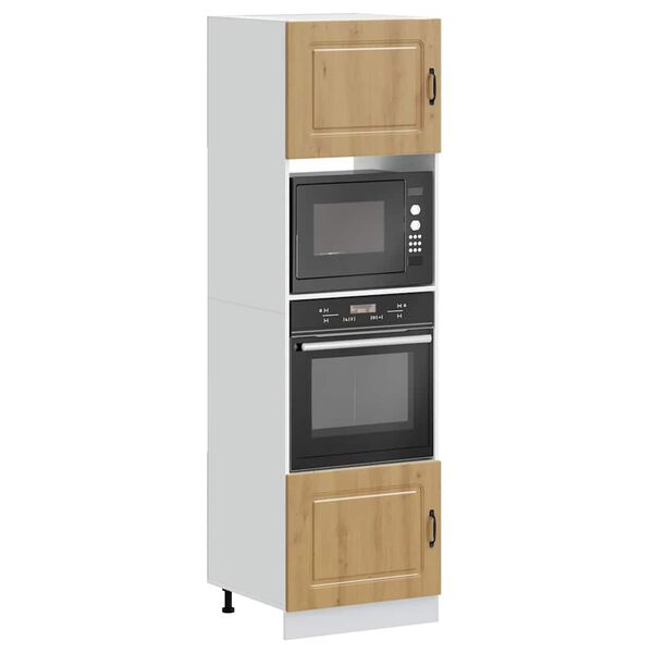 vidaXL Oven Cabinets 2 pcs Kalmar Artisan Oak Engineered Wood