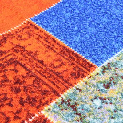 vidaXL Carpet Runner Multicolour 80x500 cm
