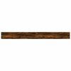 vidaXL Wall Shelves 4 pcs Smoked Oak 100x10x1.5 cm Engineered Wood