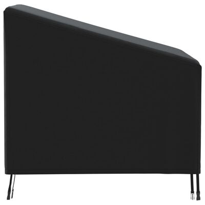 vidaXL Garden Chair Cover Black 90x90x50/75 cm 420D Oxford